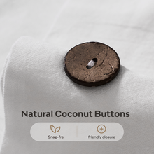 Load image into Gallery viewer, JELLYMONI 100% Washed Cotton Duvet Cover Twin/Full/Queen/King – Soft, Breathable Linen-Look Bedding with Natural Wrinkle Texture, Button Closure, 3-Piece Set Breathe Easy in Bedroom Comfort