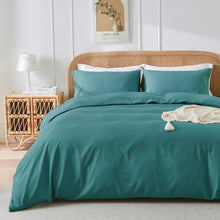 Load image into Gallery viewer, JELLYMONI 3 Pieces Soft Microfiber & Rayon Derived from Bamboo Duvet Cover Set, Cooling Duvet Cover with Zipper Closure