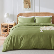 Load image into Gallery viewer, JELLYMONI 3 Pieces Soft Microfiber & Rayon Derived from Bamboo Duvet Cover Set, Cooling Duvet Cover with Zipper Closure
