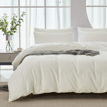 Load image into Gallery viewer, JELLYMONI Cooling Duvet Cover - Eucalyptus Lyocell Cotton Silky and Breathable Comforter Cover Set, Hypoallergenic and Moisture Wicking Summer Bedding for Hot Sleeper