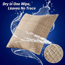 Load image into Gallery viewer, JELLYMONI Outdoor Waterproof Pillow Covers - 2 Pack Woven Farmhouse Throw Pillowcases, Decorative Throw Pillow Covers for Courtyard Garden Terrace Cafe