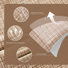 Load image into Gallery viewer, JELLYMONI Outdoor Waterproof Pillow Covers - 2 Pack Woven Farmhouse Throw Pillowcases, Decorative Throw Pillow Covers for Courtyard Garden Terrace Cafe