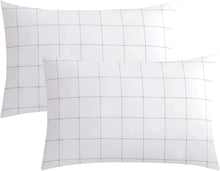 Load image into Gallery viewer, JELLYMONI 100% Natural Cotton Striped Pillowcases Set