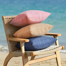 Load image into Gallery viewer, JELLYMONI Outdoor Waterproof Pillow Covers - 2 Pack Woven Farmhouse Throw Pillowcases, Decorative Throw Pillow Covers for Courtyard Garden Terrace Cafe