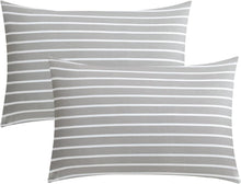 Load image into Gallery viewer, JELLYMONI 100% Natural Cotton Striped Pillowcases Set