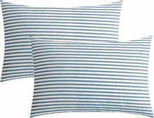 Load image into Gallery viewer, JELLYMONI 100% Natural Cotton Striped Pillowcases Set