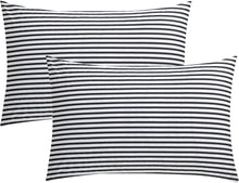 Load image into Gallery viewer, JELLYMONI 100% Natural Cotton Striped Pillowcases Set