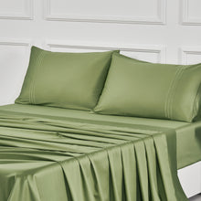 Load image into Gallery viewer, JELLYMONI 400 Thread Count 100% Cotton Sateen Sheet Sets