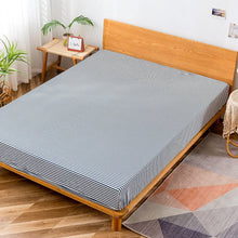 Load image into Gallery viewer, JELLYMONI 100% Cotton Plaid Fitted Sheet, Ultra Soft Breathable Deep Pocket Bed Sheet