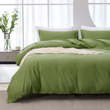 Load image into Gallery viewer, JELLYMONI Cooling Duvet Cover - Eucalyptus Lyocell Cotton Silky and Breathable Comforter Cover Set, Hypoallergenic and Moisture Wicking Summer Bedding for Hot Sleeper