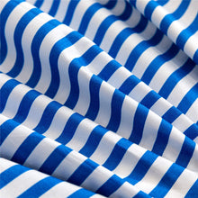 Load image into Gallery viewer, Natural Cotton Blue Striped Duvet Cover Sets - JELLYMONI