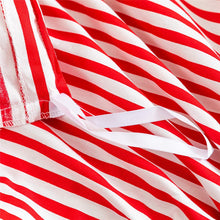 Load image into Gallery viewer, Natural Cotton Red Striped Duvet Cover Sets - JELLYMONI