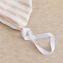Load image into Gallery viewer, Natural Cotton Pink Striped Duvet Cover Sets - JELLYMONI