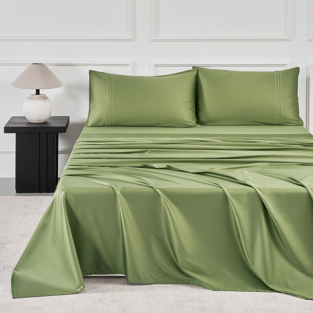 JELLYMONI 400 Thread Count 100% Cotton Sateen Sheet Sets