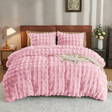 Load image into Gallery viewer, JELLYMONI Luxury Soft Faux Rabbit Fur Duvet Cover Set
