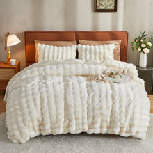 Load image into Gallery viewer, JELLYMONI Luxury Soft Faux Rabbit Fur Duvet Cover Set
