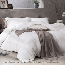 Load image into Gallery viewer, JELLYMONI 100% Washed Cotton Duvet Cover Twin/Full/Queen/King – Soft, Breathable Linen-Look Bedding with Natural Wrinkle Texture, Button Closure, 3-Piece Set Breathe Easy in Bedroom Comfort
